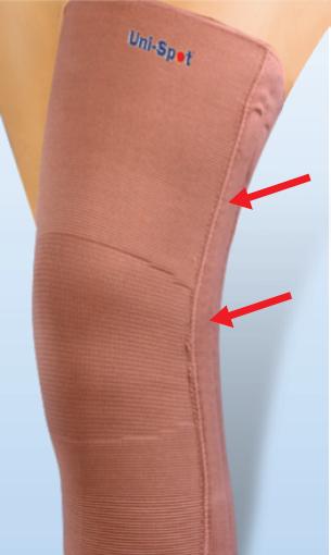 Elasticated Stabilised Knee Support-image