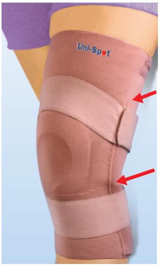 Hinged Knee Stabilizer with patella Guide-image