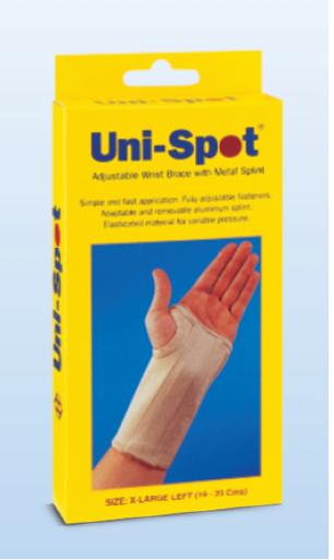 Adjustable Wrist Brace with Metal Splint-image